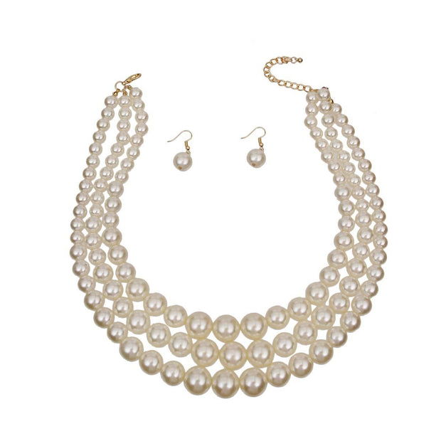  Pearl Necklace Set | Luxurious Layers | EJIJI Boutique