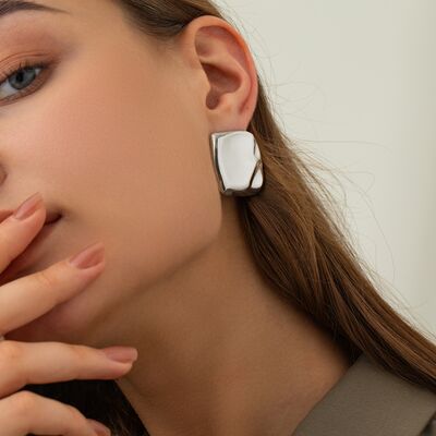 Luxe Square Stud Earrings