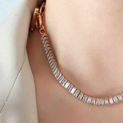 Titanium Steel Gold-Plated Necklace