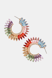 Acrylic C-Hoop Earrings - EJIJI Boutique