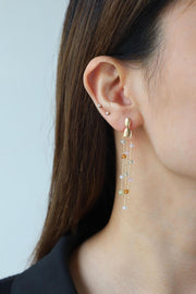 Beaded Long Chain Earrings - EJIJI Boutique