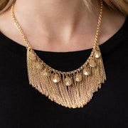 Bragging Rights Gold Paparazzi Necklace EJIJI Boutique 