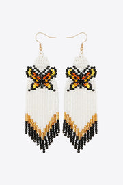 Butterfly Seed Bead Dangle Earrings - EJIJI Boutique
