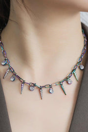Colorful Multi-Charm Necklace - EJIJI Boutique