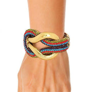 Gold Knot Bracelet - Multi Color Bracelet
