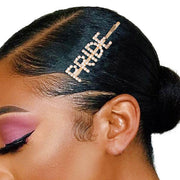 Gold PRIDE Sparkle Hair Pin