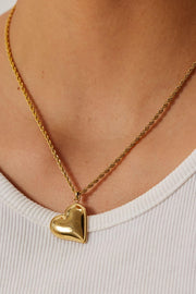 Heart Pendant Necklace | Timeless Elegance | Ejiji Boutique