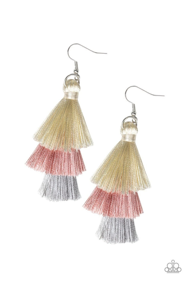 Hold Onto Your Tassel Pink Paparazzi Earrings EJIJI Boutique  