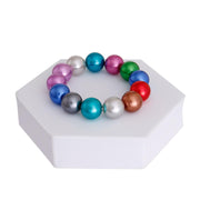 Multi Color Bubble Gum Pearl Bracelet