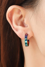 Multicolor Earrings- Hoop Earrings - EJIJI Boutique