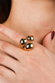 On My Mind 18K Gold Plated Open Ring - EJIJI Boutique