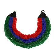 Red and Green 100 Strand Necklace