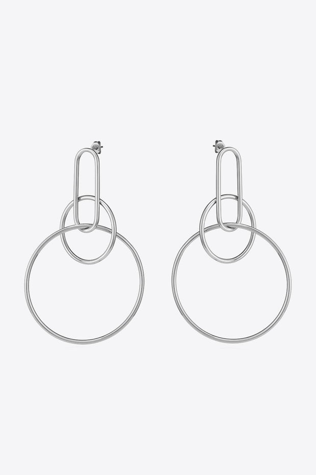 Speak For Yourself Link Hoop Earrings - EJIJI Boutique