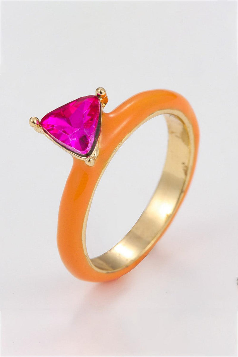 Sweet Beginnings Glass Stone Ring - EJIJI Boutique